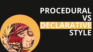 Procedural vs Declarative Programming styles [upl. by Anoi]