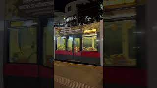 Viennas Tram 25 Passing Through Station Kagran A Stunning Beauty At 455am On Friday [upl. by Owens]