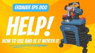 Erbauer eps800 paint sprayer Screwfix diy painting spraypaint handyman painter [upl. by Mot694]