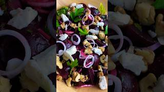 Easy Beet Salad with Feta and Walnuts A Fresh Bite in Every Bite [upl. by Dotty]