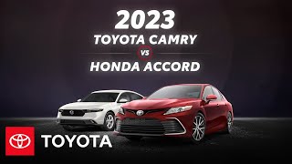 2023 Toyota Camry vs 2023 Honda Accord  Toyota [upl. by Kary550]