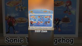 Sonic The Hedgehog IHOP Menu sonic sonicthehedgehog sega pancake waffle strawberry [upl. by Catie]