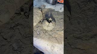 Making pottery clay from kaolin outdoors survival bushcraft camping [upl. by Atiuqahc735]