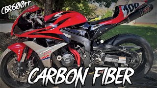 Repairing Motorcycle Fairings with CARBON FIBER [upl. by Haraz]