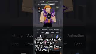 QUICK GUIDE ON HOW TO GET RIA SPARKLE BUDDY AND WINGS RIA 2024 roblox fypシ゚viral mm2 roblox [upl. by Lednar]