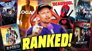 All XMEN Movies Ranked Deadpool 1 amp 2 Included [upl. by Quintana691]