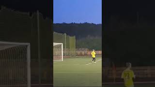 Goalkeeper highlights in leauge match win 124 goalkeeperhighlights goalkeepersaves football [upl. by Ydnab133]