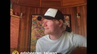 Shirtsleeves  Ed Sheeran  Multiply Insta Live 200524 [upl. by Hyrup]