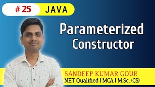 Parameterized constructor in Java  Constructor in Java [upl. by Eladnar960]