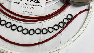 1951305230 SERVICE KIT TORQUE CONVERTER 1951305230 OIL SEAL KIT GASKET KIT KOMATSU D375 [upl. by Joacimah]