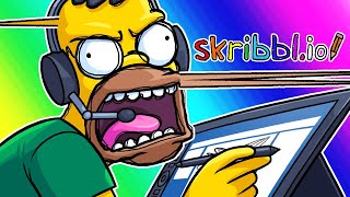 Skribblio Funny Moments  Nogla Wastes 1000 Dollars [upl. by Aettam]