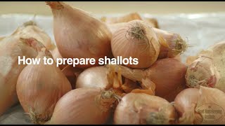 How To Peel And Cut Shallots  Good Housekeeping UK [upl. by Eriuqs]