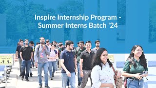 Tata Steel  Inspire Internship Program  Summer Interns Batch of 24 [upl. by Eneleoj]