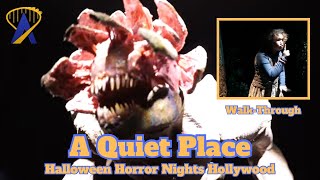 A Quiet Place Haunted House at Halloween Horror Nights Hollywood 2024 [upl. by Irret]