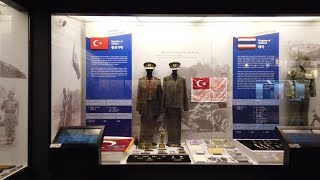 Kore Savaş Müzesindeki Türkiye Bölümü Turkish Section at the War Memorial of Korea Seul [upl. by Glasgo]