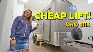 Trailer RV Lift  Easy  CHEAP  Dexter Axle Leaf Spring Over Under Conversion Kit [upl. by Gerk]