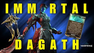 DAGATH WARFRAME BUILD  ACHIEVE UP TO 99 UPTIME IMMORTALITY [upl. by Eynaffit16]