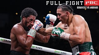 Benavidez vs Andrade FULL FIGHT November 25 2023  PBC on Showtime PPV [upl. by Zebedee]