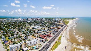 Oct 1 2024  Galveston Texas sees amazingly crystal clear Beachwater post hurricane Helene [upl. by Tanney]