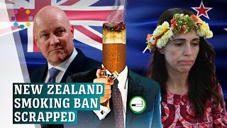 New Zealand set to scrap worldfirst tobacco sale ban [upl. by Ardnoyek157]