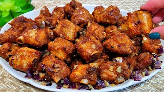 Perfect Fried Pork Ribs SOOO Delicious 🔥😋 No boiling needed 2 RECIPES [upl. by Nirrek294]