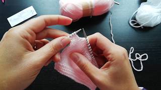 Tuto Tricot Bébé Brassière Gilet Papillon Partie 24  Le demidevant [upl. by Otrebire]