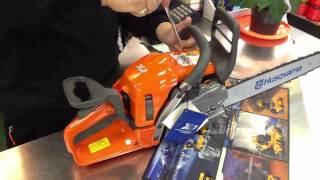 Husqvarna chainsaw 346 XP Toronto Ontario [upl. by Nhguavahs196]