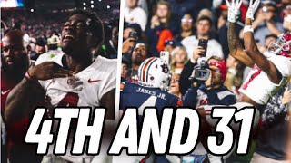 REACTION TO ALABAMA BEATING AUBURN 🗣️ [upl. by Eiramanit30]