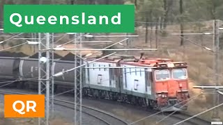 Australian Trains  Queensland Rail  Goonyella coal system  Part 2 [upl. by Llatsyrc]