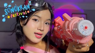 ASMR Doing Your Makeup For Songkran Featival 💦 [upl. by Ignatius]