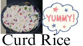 Curd Rice Recipe  Mosaranna  Restaurant style Curd rice  ಮೊಸರನ್ನ  Dahi chawal  Thairu sadam [upl. by Dionis]