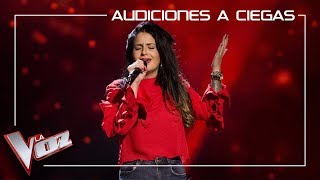 María Cortés canta Si a veces hablo de ti  Audiciones a ciegas  La Voz Antena 3 2019 [upl. by Goldia]