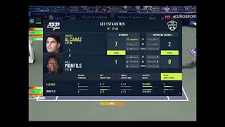 Tennis Elbow 4 Alcaraz vs Monfils  Cincinnati R2 2024 [upl. by Naharba]