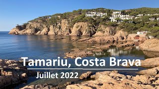 Costa Brava Tamariu 🇪🇸  Juillet 2022 drone DJI Mini [upl. by Silevi]