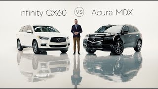 2019 Infiniti QX60 Road Test amp Review vs the 2019 Acura MDX [upl. by Ecirtemed566]