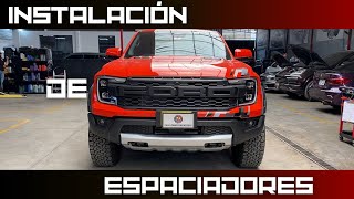 Instalación de Espaciadores en Ford Ranger Raptor ¡Hazla Lucir Más Agresiva [upl. by Cardinal]