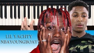 Lil Yachty  NBAYOUNGBOAT ft Young Boy NBA Piano Cover  Instrumental Lil Boat 2 [upl. by Berton157]