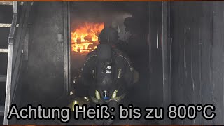 🚒 🔥 Reale Atemschutzausbildung mit Brandcontainer  Zell am Ziller 🔥 🚒 [upl. by Ermina]