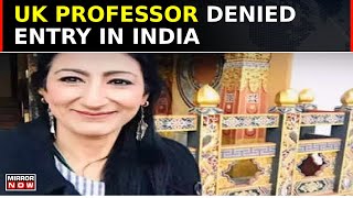 UK Professor Denied Entry In India Professor Claims No Reason Cited  Daily Mirror [upl. by Enilorak]