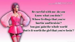 Cardi B  Be Careful Lyrics [upl. by Beekman]