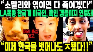 진심 상황 ㅈ된 악마 유튜버 조니 소말리  한국계 미국 갱스터들의 경고 한국인을 건드린 이상 조니 소말리 주변인들도 예외 없다는데 반면 개판 났다는 일본 근  해외반응 [upl. by Charleen]