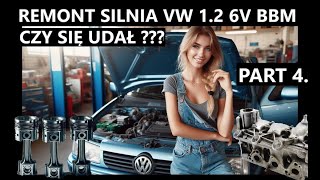 PART 4 REMONT SILNIKA VW 12 6V BBM MONTUJEMY ROZRZĄD I ODPALAMY SILNIK PO REMONCIE [upl. by Saunder]