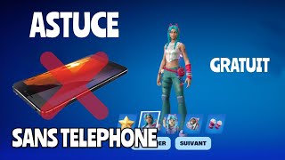 ASTUCE SANS TELEPHONE SKIN KATALINA GRATUIT SUR FORTNITE [upl. by Pandolfi369]