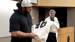 Jon Dorenbos thanks Saints Team Doctor John Amoss after lifesaving diagnosis [upl. by Dranreb956]