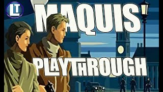 MAQUIS  Full Game PLAYTHROUGH  Example of Play [upl. by Latty]