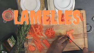 ASTUCE comment tailler une carottes en lamelles [upl. by Mathre]