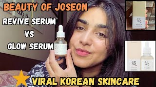 Beauty of Joseon GLOW and REVIVE SERUM “Honest Review”  Viral Korean Skincare Brand [upl. by Lladnew]