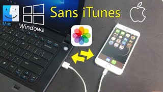 Transférer les photos d’un iPhone vers PCMac sans iTunes iPhone 1615 support [upl. by Mitchiner]