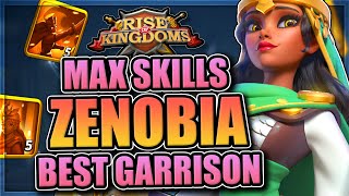 Expertised Zenobia in Rise of Kingdoms best garrison captain in ROK [upl. by Dewhirst]