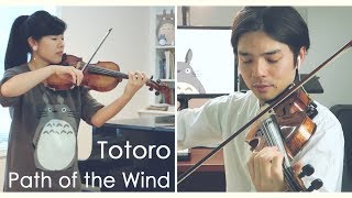 My Neighbor Totoro  Path of the Wind  Violin Cover  Joe Hisaishi [upl. by Etiragram]